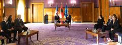 Secretary Antony J. Blinken meeting with Albanian Prime Minister Edi Rama in Tirana, Albania, February 15, 2024