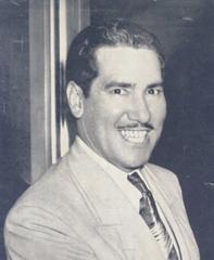 Arnulfo Arias Madrid on his 49th birthday celebration at Palacio de las Garzas in 1950