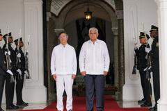Private audience meeting between the delegations of Colombia and Panama in Panama City on March 28, 2025