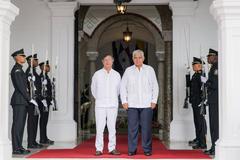 Private meeting between delegations of Colombia and Panama in Panama City on March 28, 2025