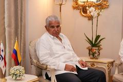 Private meeting between delegations of Colombia and Panama in Panama City on March 28, 2025