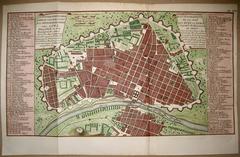 Map of Lima city in 1750 by Bellin