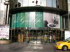 Main entrance of Far Eastern Plaza The Mall with modern glass facade and clear signage