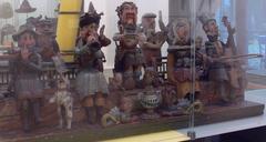Mechanisches Welttheater circa 1850 depicting European national stereotypes