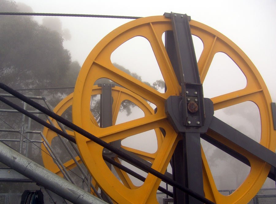 Katoomba Scenic World railway mechanism in Blue Mountains