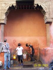 17th century Fontaine chrob ou chouf historic fountain in Tunisia