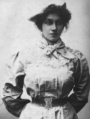 Young portrait of Lola Mora Argentine sculptress