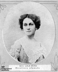 Portrait of Lola Mora, famous sculptor