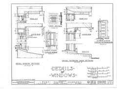 Historical black and white drawing of Fort Dallas Barracks in Miami