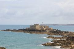 Fort National de Saint Malo on a rocky island