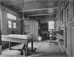 Autopsy room in the Comparative Pathology laboratory of the Zoological Society of Philadelphia