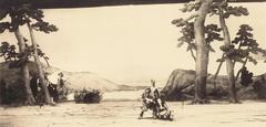 Scene from the play 'Yuigahama' performed in Kabukiza for King Rama VII