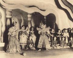 Scene from the play An Abducted Wife based on Ramayana