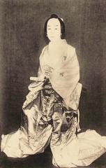 Nakamura Utayemon performing as Soga Jūrō in Yanone stage performance