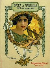 Official program of Opéra de Marseille 1911
