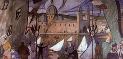 Painting by Louis-Mathieu Verdilhan depicting July 14th celebration in Marseille