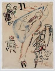 La Bouillabaisse de formes dans la tour de babel 1946 by Antonin Artaud at Musée des Abattoirs Toulouse