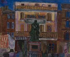 Painting of Hotel Sube in Saint-Tropez by Raoul Dufy