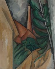 Painting of L'Estaque factory by Raoul Dufy