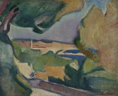 Mediterranean landscape painting by Othon Friesz