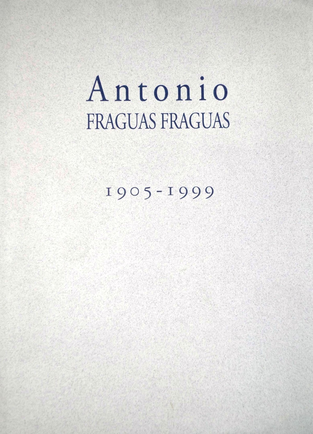 Statue of Antonio Fraguas Fraguas honoring his contributions to Galicia on his centenary