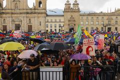 Supportive mobilizations for reforms during Gustavo Petro's presidency in 2025