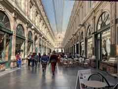 Galerie du Roi or King's Gallery historic shopping arcade in Brussels