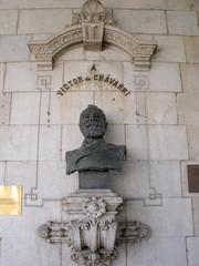 Monument to Víctor de Chávarri at FEVE station Bilbao-Concordia