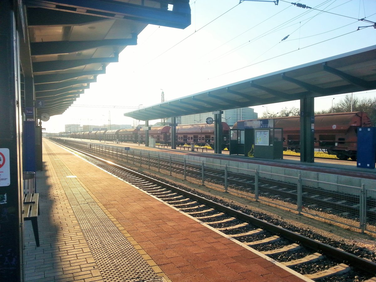 Háros Railway Station in Budapest