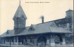 Historic Grand Trunk Station in Berlin Kitchener Ontario at 126 Weber Street West