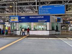 KTM Concourse train station in central Kuala Lumpur Malaysia