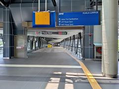 KTM Concourse train station in Kuala Lumpur city center, Malaysia