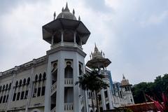 Kuala Lumpur Railway Station historic architecture with Moorish design
