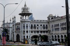 Kuala Lumpur Railway Station building with colonial architecture