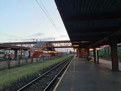 Budapest Kőbánya-Kispest railway station exterior view