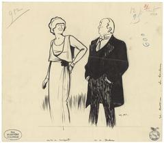 André Dubosc and Andrée Mégard performing in Le Bonheur by Albert Guinon at Théâtre Antoine