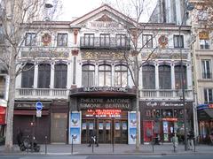 Exterior view of Théâtre Antoine building in Paris