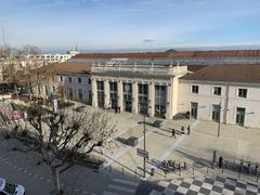 Valence-Ville train station in France on January 16, 2021