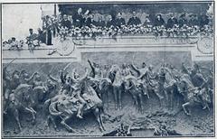 Historical inauguration ceremony at the Independence Monument in São Paulo