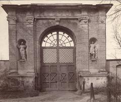 Historic Sapieha Palace Gate in Antokal, Vilnius, 1912