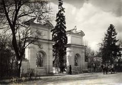 Historic Sapieha Palace Gate in Antokal, Vilnia