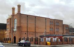 Exterior view of Al-Rahma Mosque on Mulgrave Street in Toxteth, Liverpool