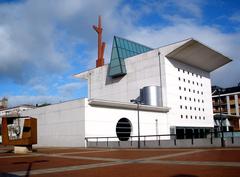 Modern architecture of Museo Artium in Vitoria-Gasteiz
