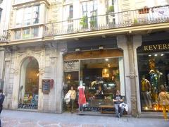 Shops in the Old Town of Bilbao