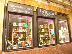 Las 7 Calles historic street in Bilbao with traditional architecture and cobblestone pavement