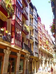 Casco Viejo de Bilbao historic neighborhood in June 2018