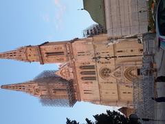 Cathedral of Zagreb in clear sky