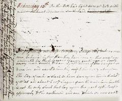 Manuscript of James Cook's Journal on the Endeavour