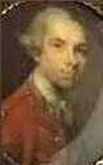 Portrait of Midshipman Isaac Smith in naval uniform circa 1770