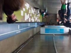 Sé Station platform on Line 1-Blue of São Paulo Metro